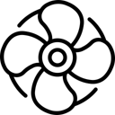 Fan blades icon