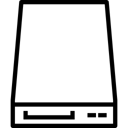 Solid state drive (SSD) icon
